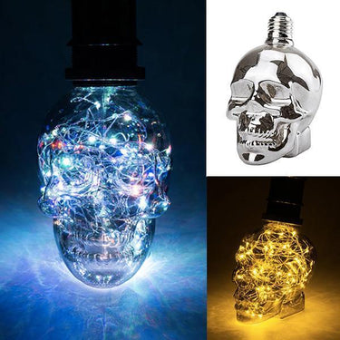 Holographic Skull Lightbulb